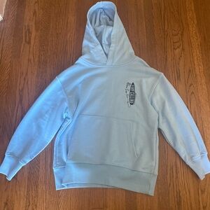 Light blue surf hoodie from Zara